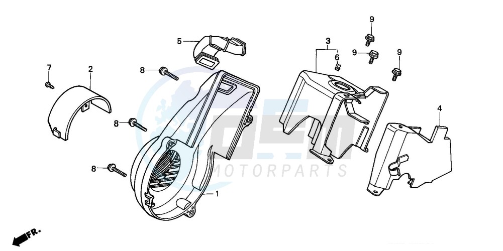 FAN COVER/SHROUD/ AIR GUIDE COVER image