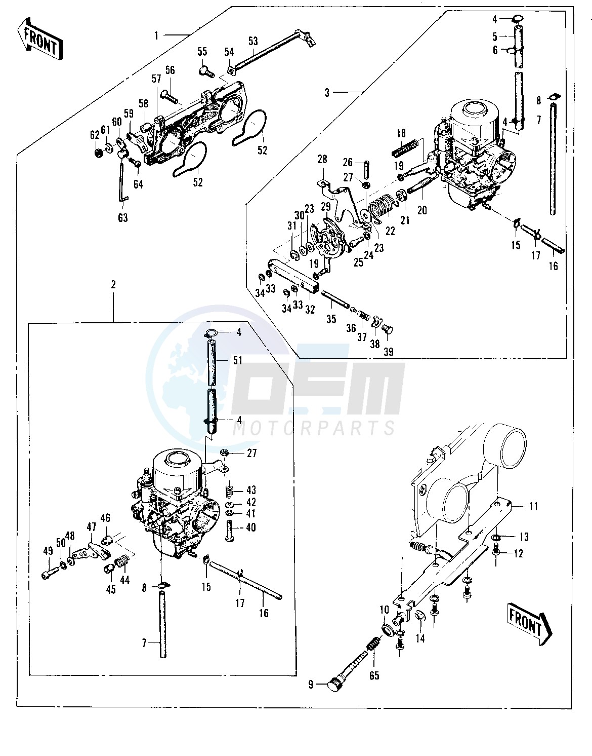 CARBURETOR ASSY -- KZ400-A1- - blueprint