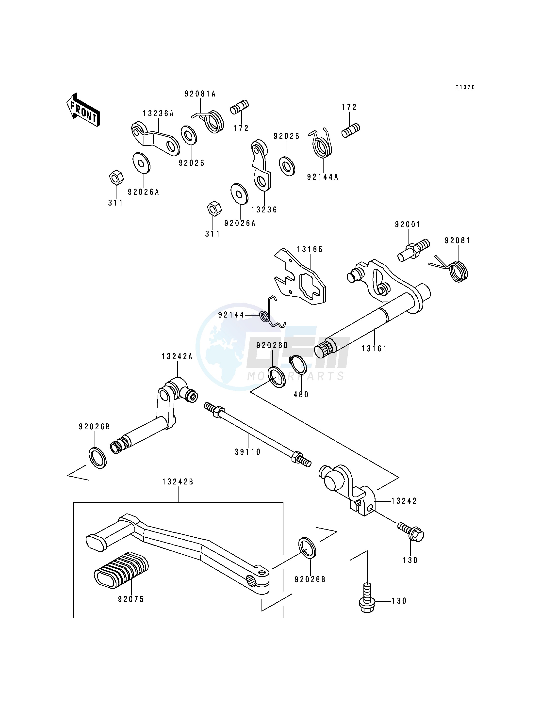 GEAR CHANGE MECHANISM image