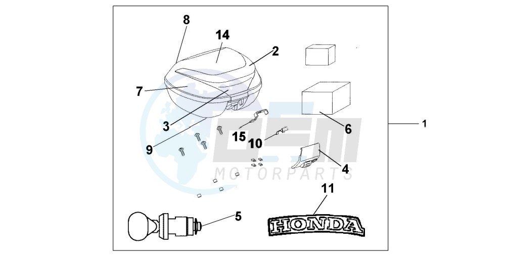TOP BOX 35 L NH-359M blueprint
