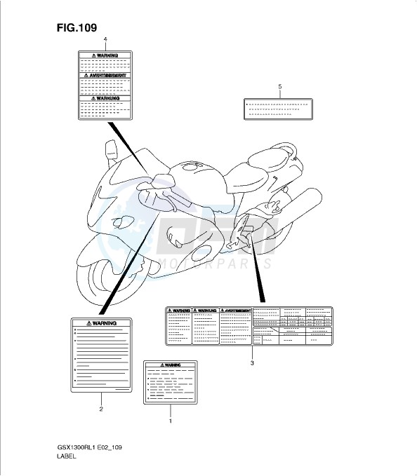LABEL (GSX1300RL1 E24) blueprint