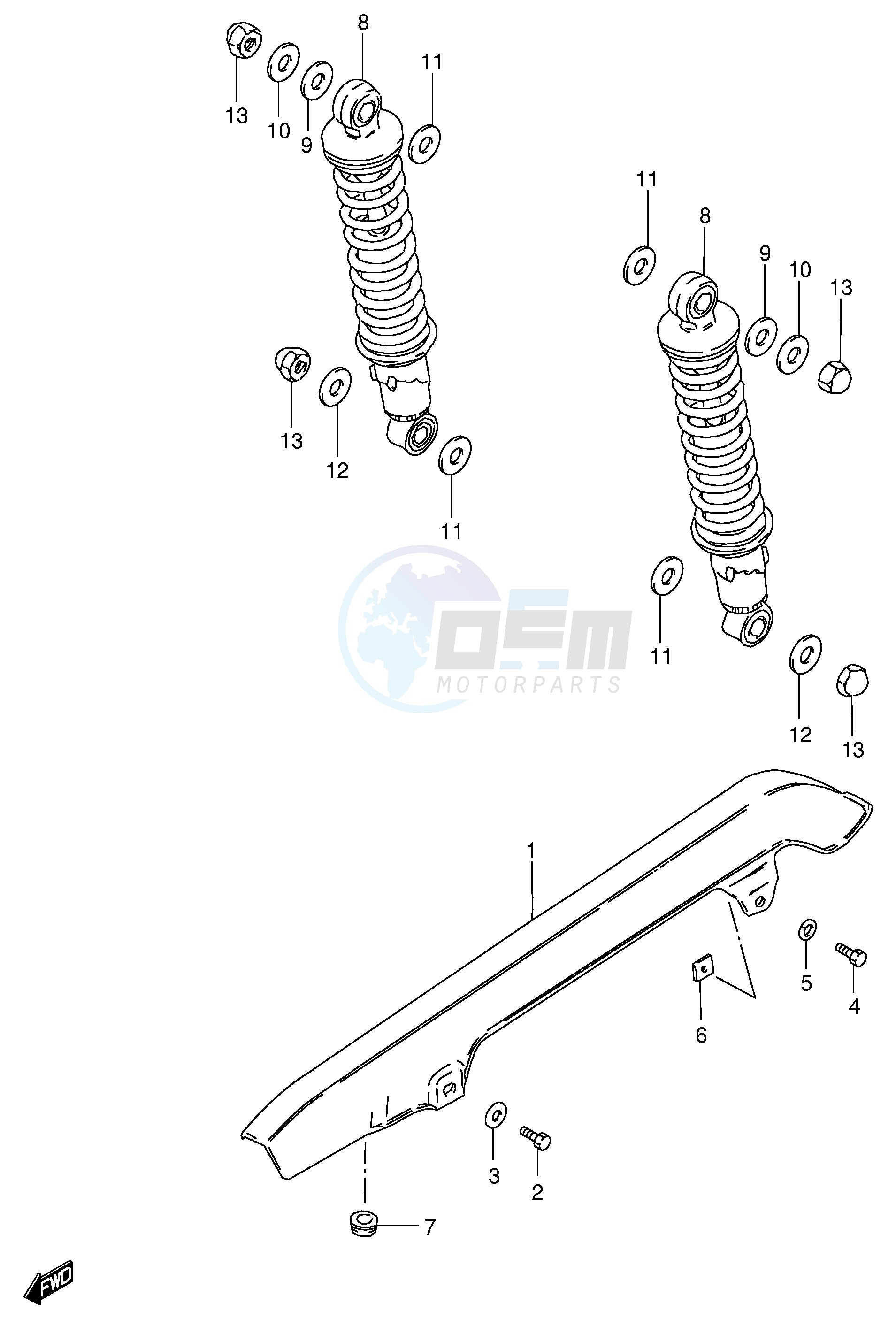 CHAIN CASE - SHOCK ABSORBER image