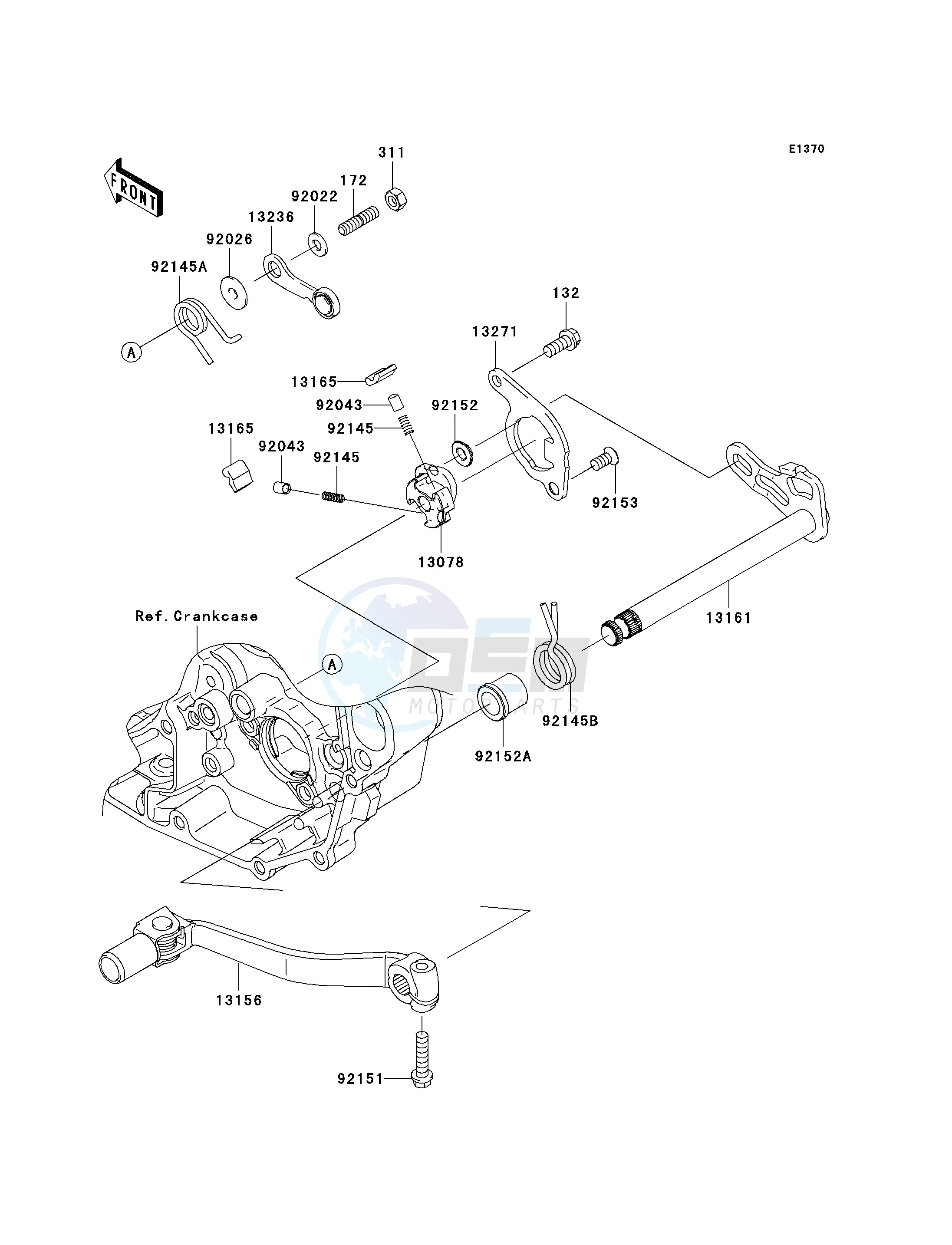 GEAR CHANGE MECHANISM image