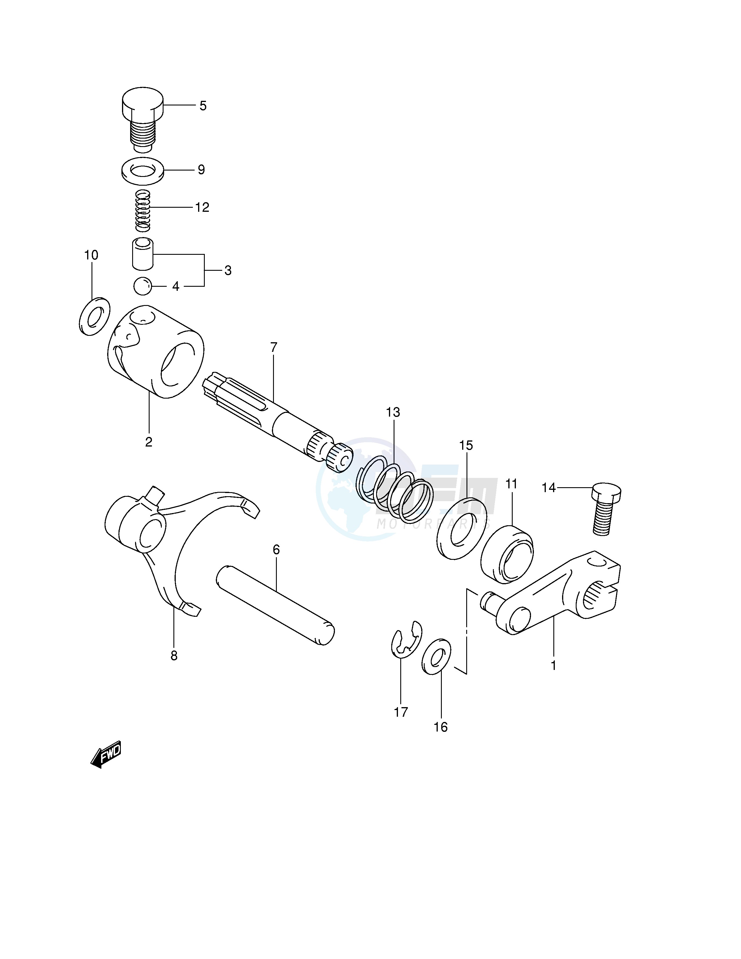 GEAR SHIFTING (3)(MODEL K1 K2) image