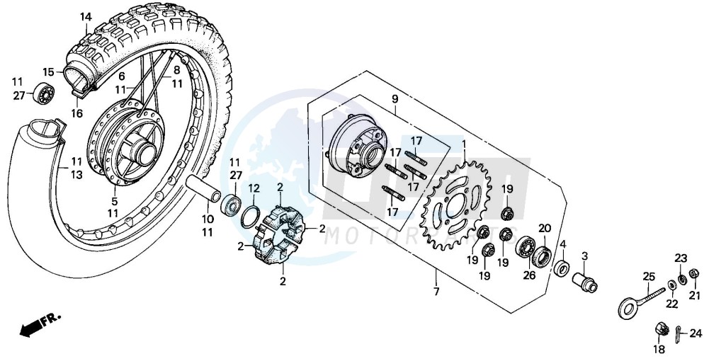 REAR WHEEL (2) image