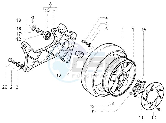 Rear Wheel blueprint