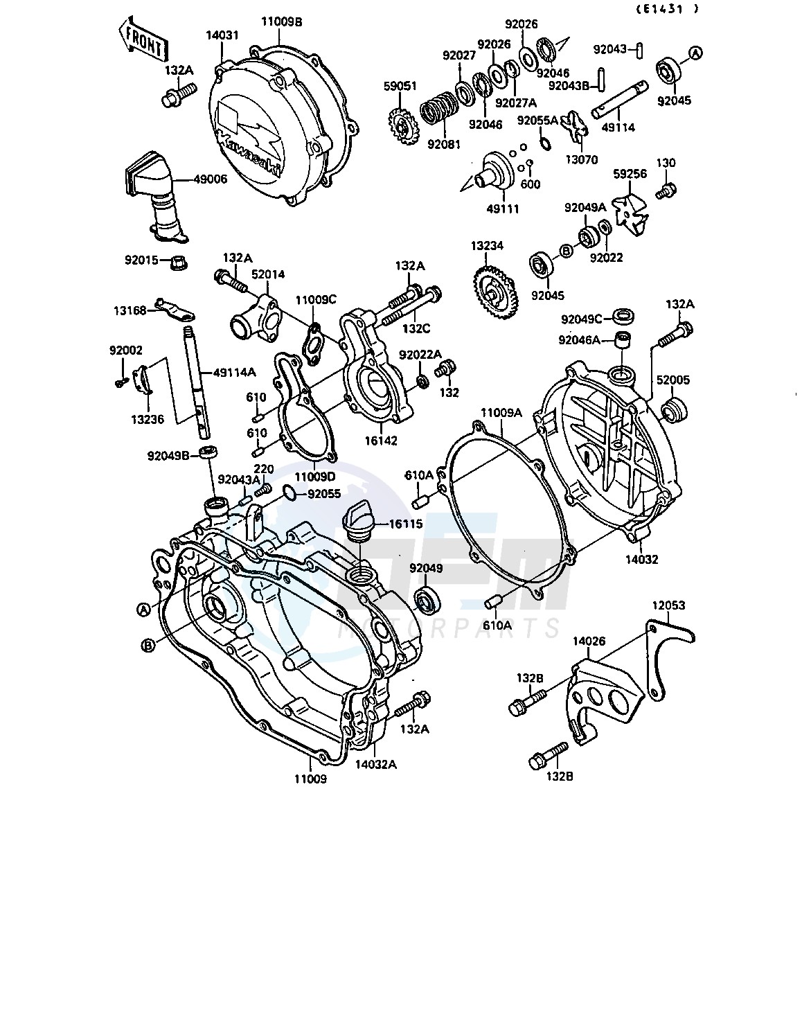 ENGINE COVER-- S- - blueprint