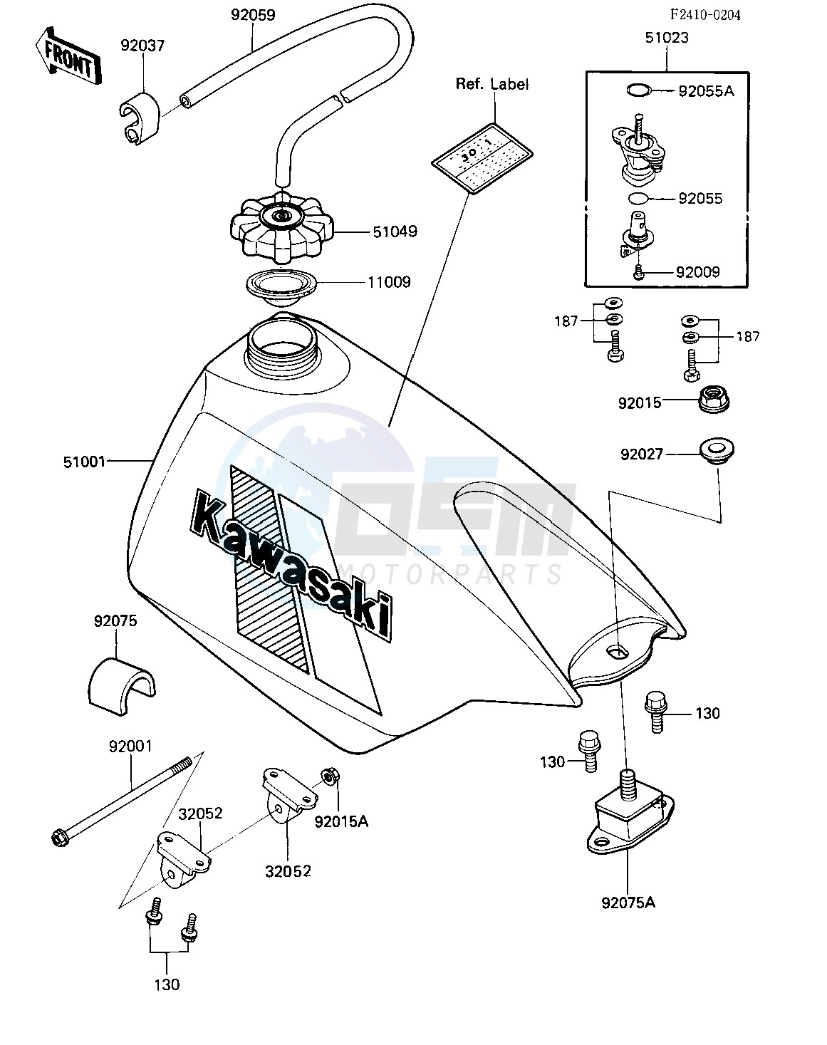 FUEL TANK -- 84 A2- - image