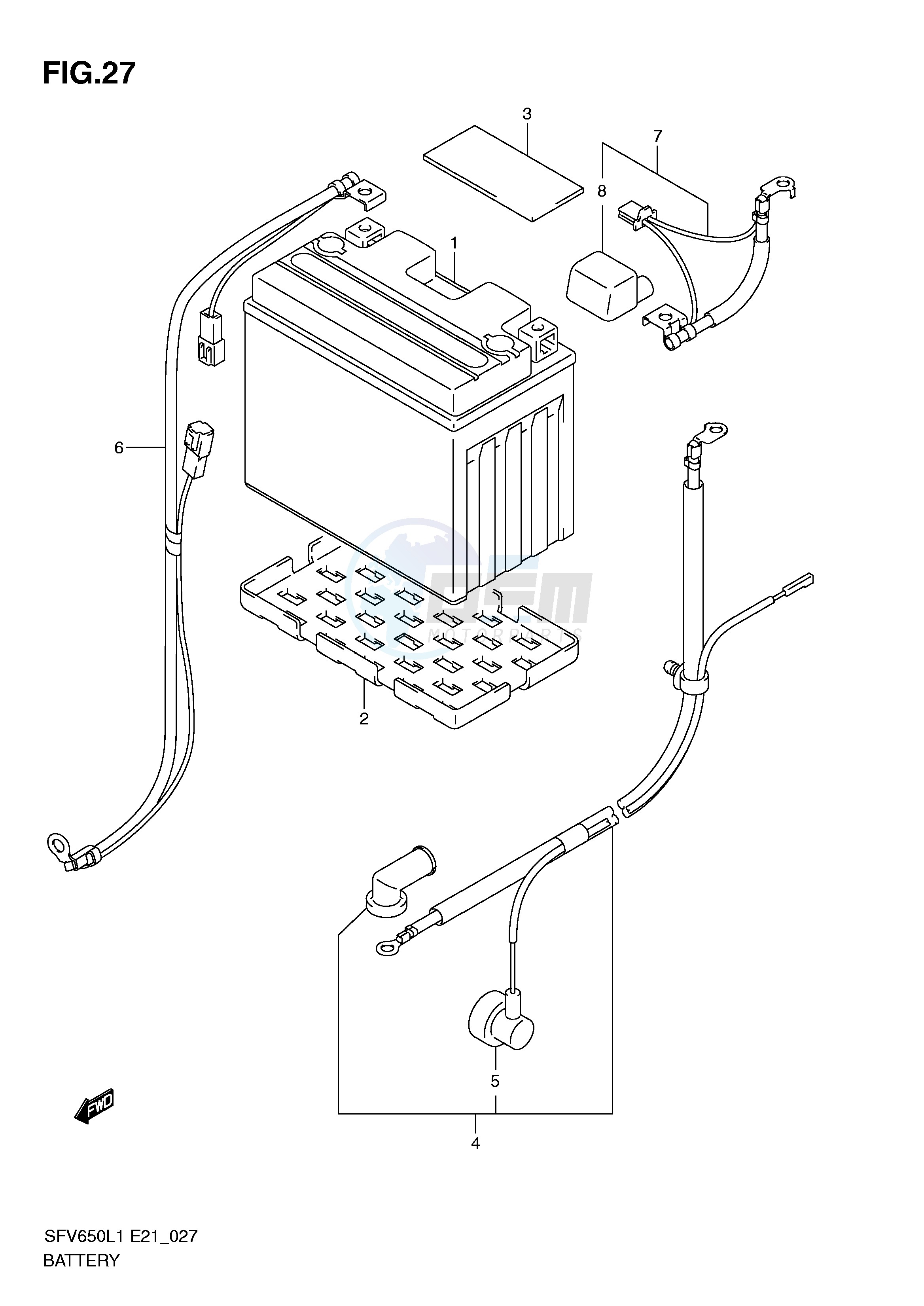 BATTERY (SFV650AL1 E21) image