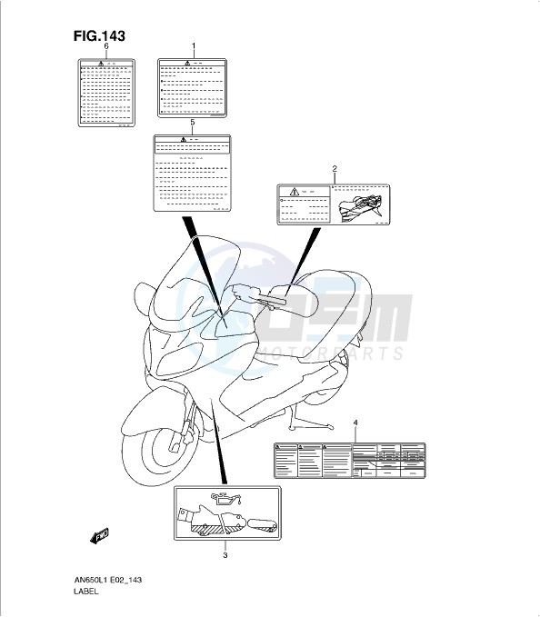 LABEL (AN650AL1 E51) blueprint