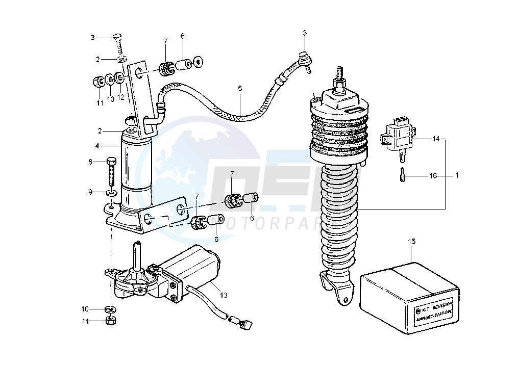 Rear Damper adjustable blueprint