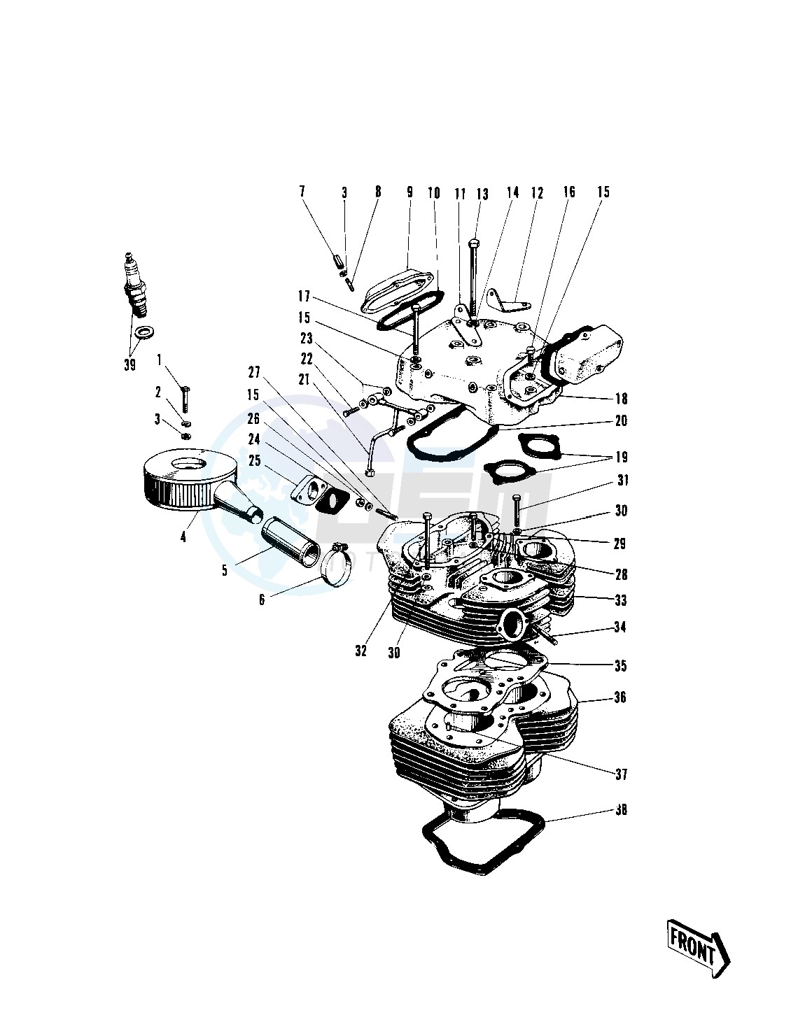 CYLINDER HEAD_CYLINDER -- W1_W1SS- - blueprint