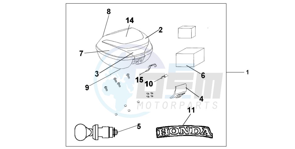 TOP BOX 35 L R-311M blueprint