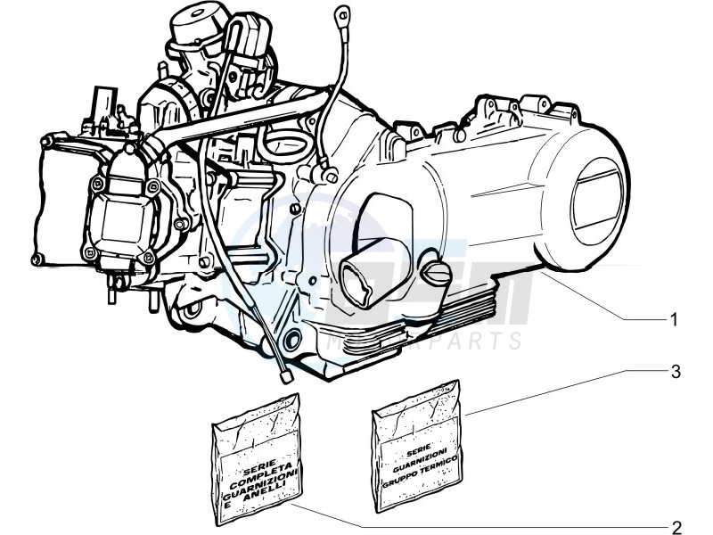 Engine assembly blueprint