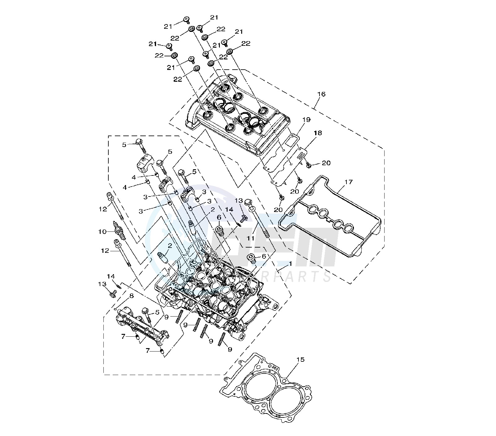 CYLINDER HEAD blueprint