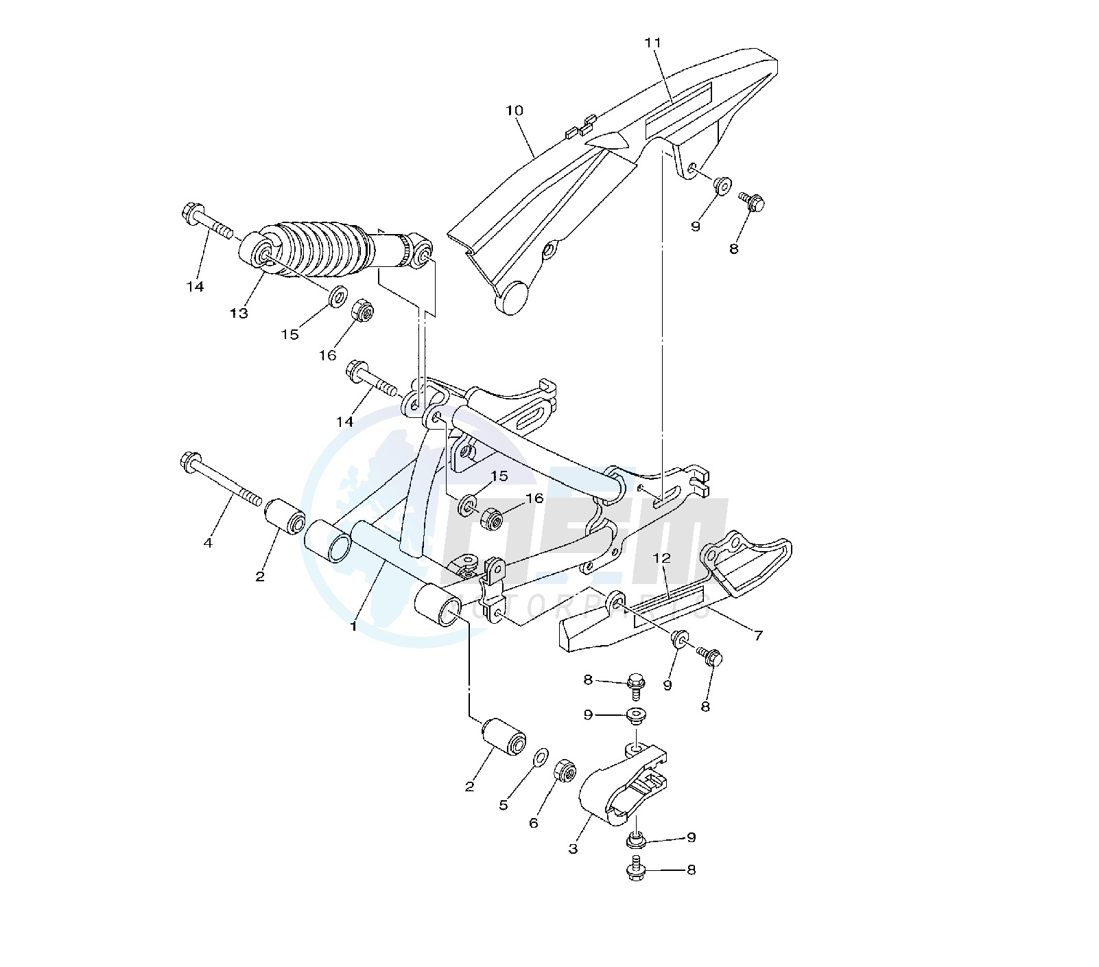 REAR ARM blueprint