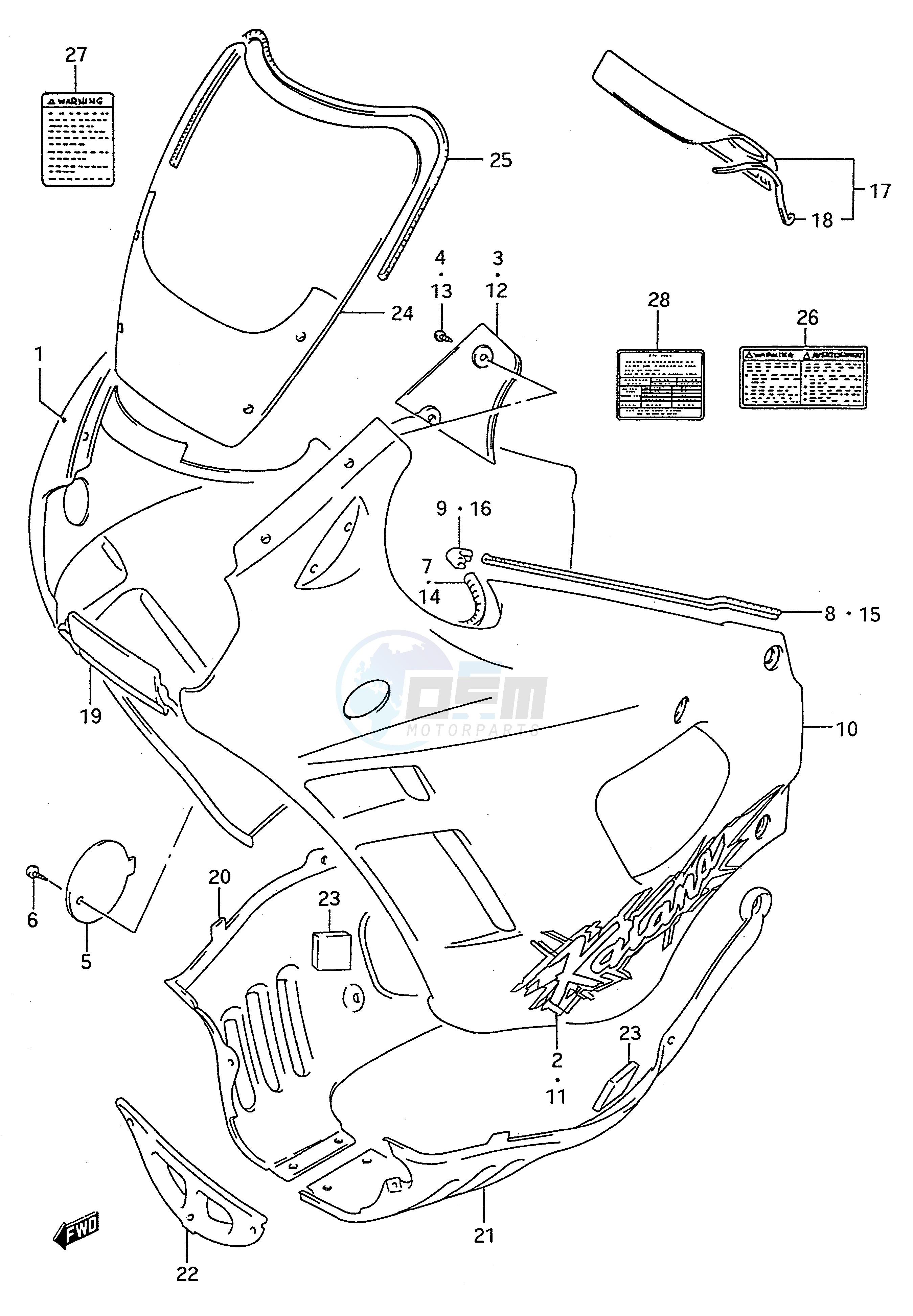 COWLING BODY (MODEL R) image