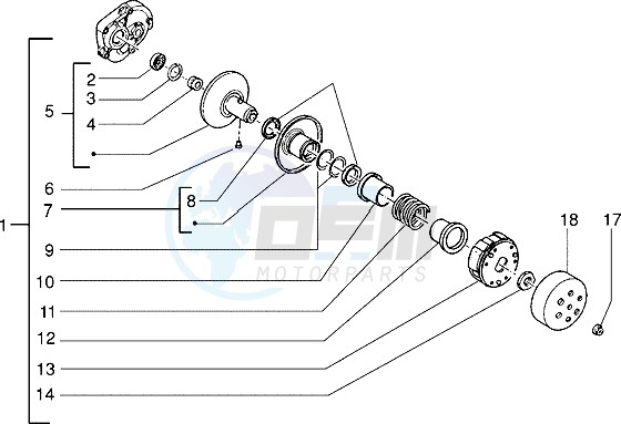 Driven pulley image