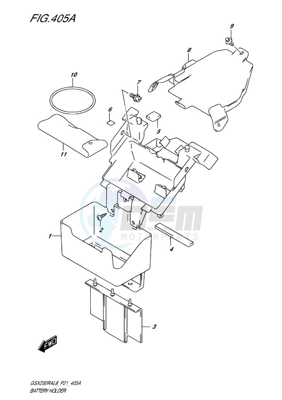 BATTERY HOLDER image