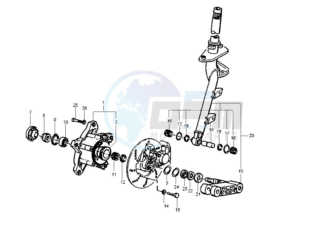 Front shock suspension MY00-01 image