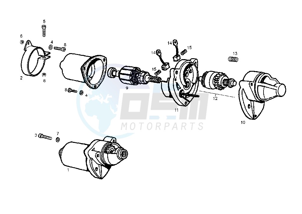 STARTING MOTOR blueprint