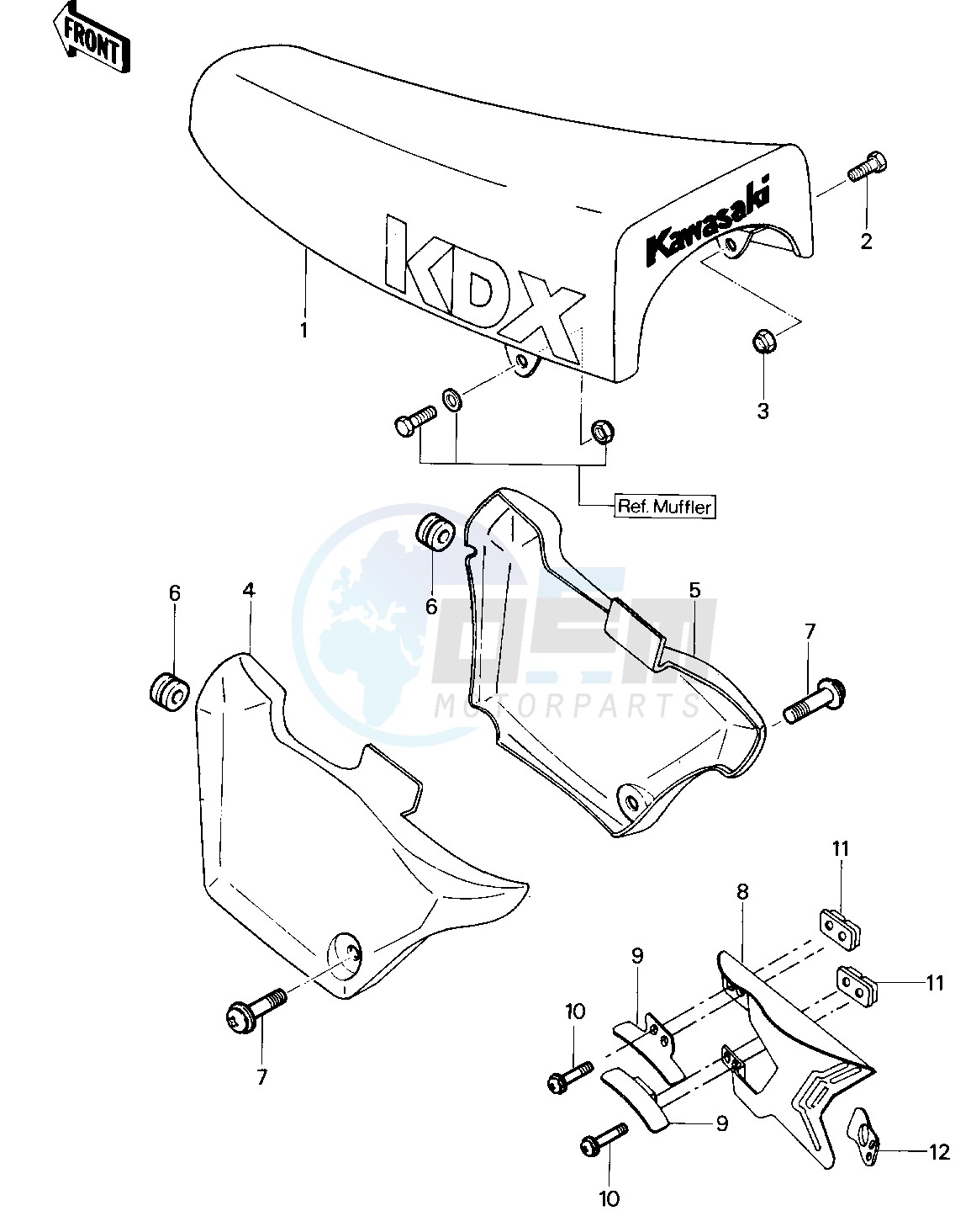 SEAT_SIDE COVERS_CHAIN COVER blueprint