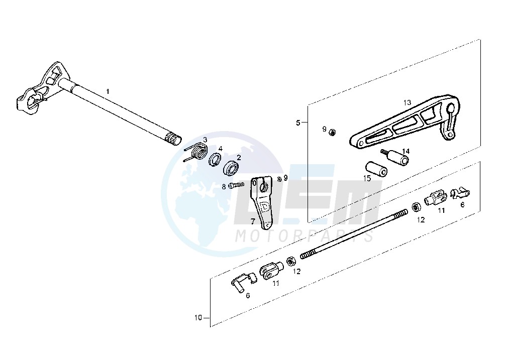 GEAR CHANGE MECHANISM image