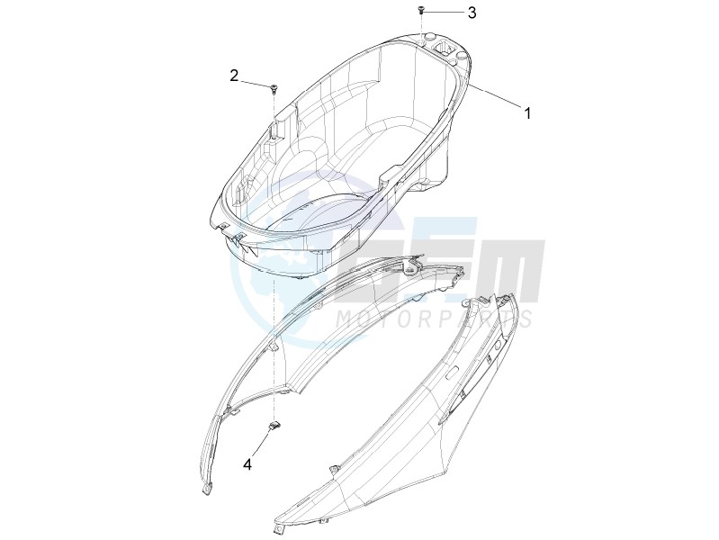 Helmet housing - Undersaddle image