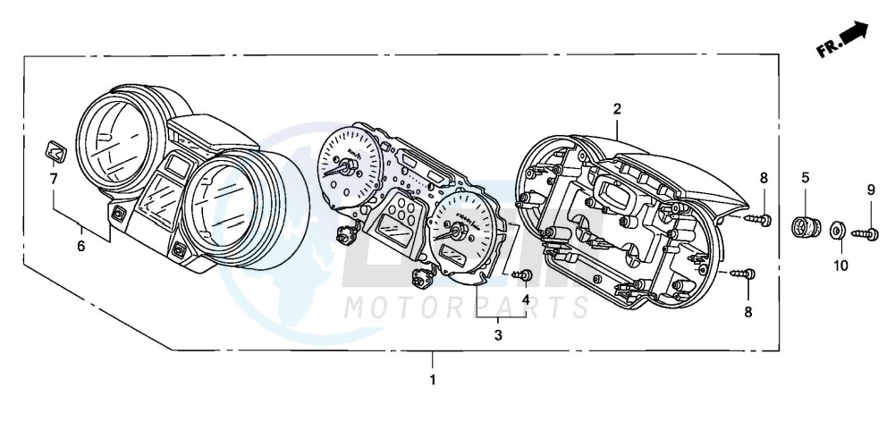 METER (CB1300S/SA) image