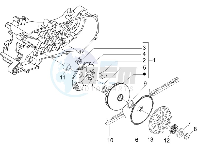 Driving pulley image