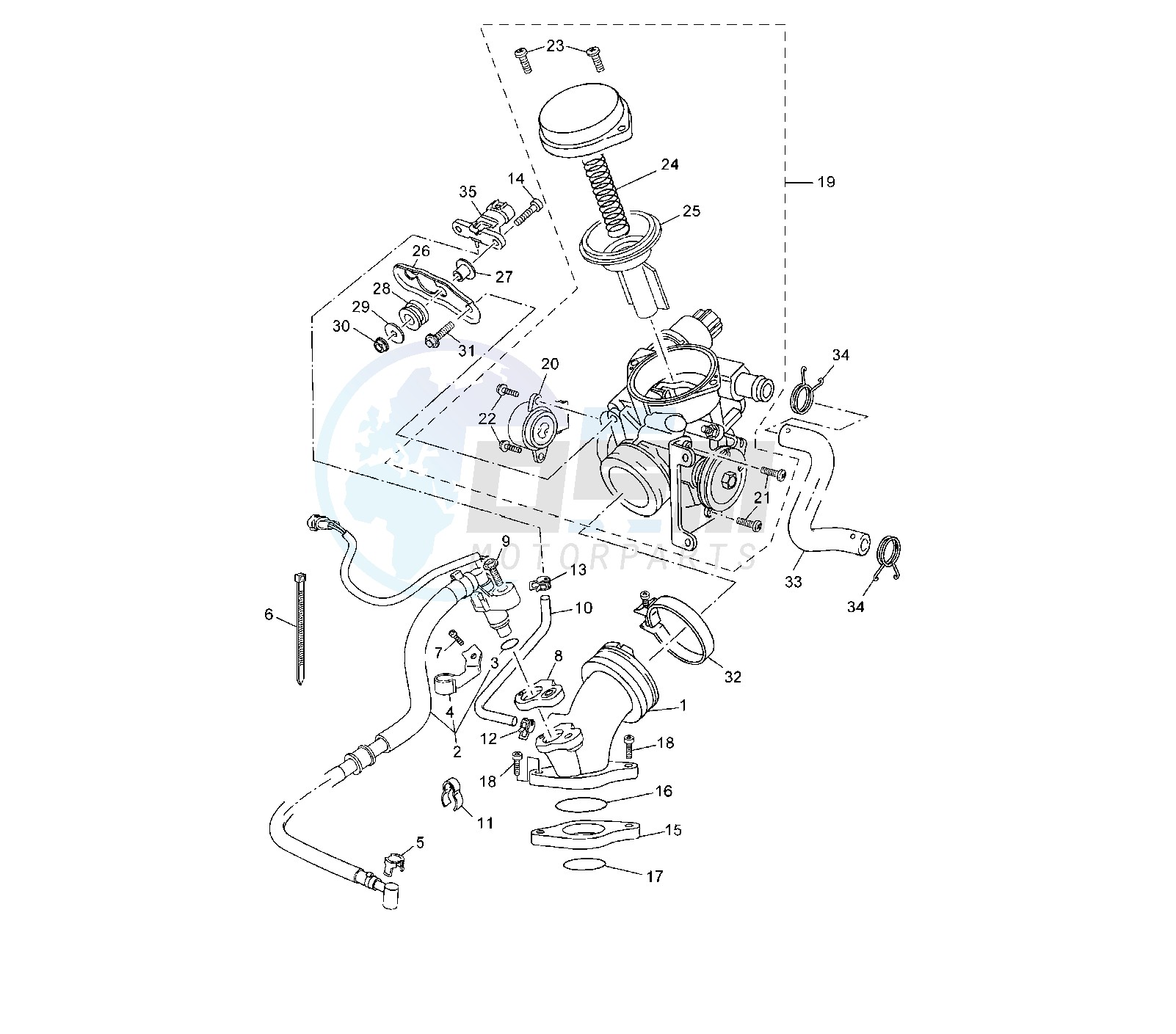 THROTTLE BODY image