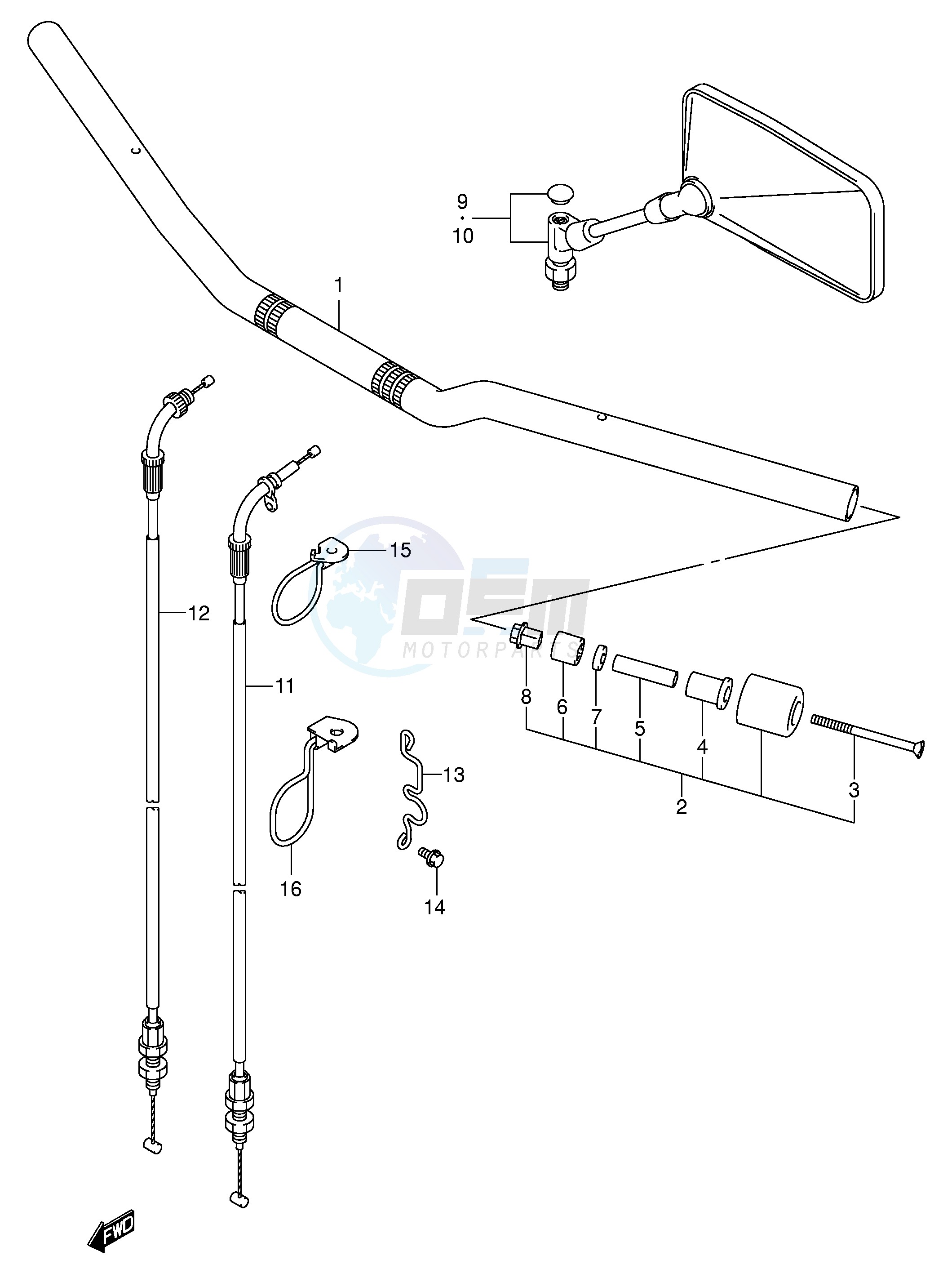 HANDLEBAR (SV1000 U1 U2) image