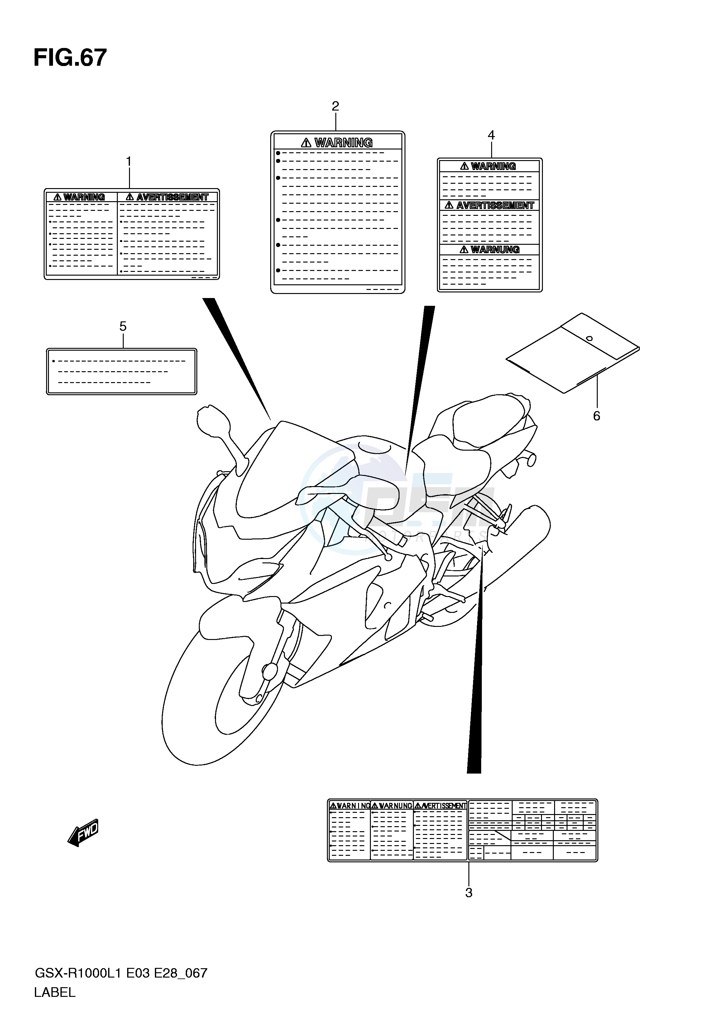 LABEL (GSX-R1000L1 E28) blueprint