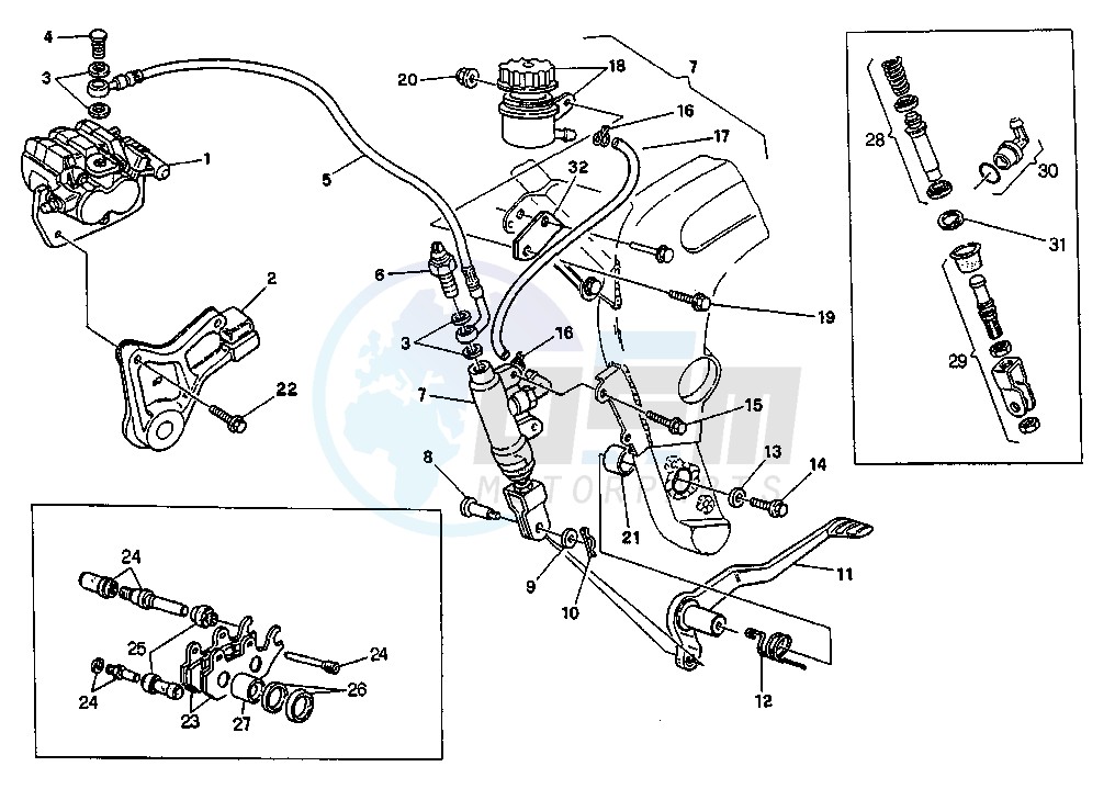 REAR BRAKE SYSTEM image