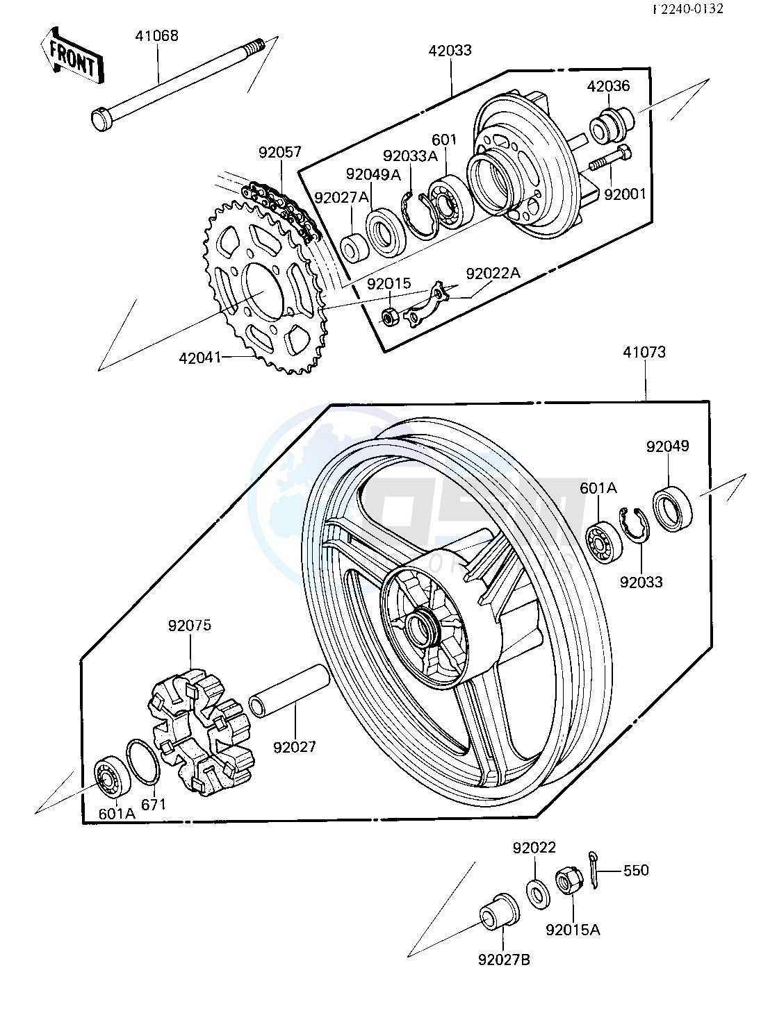 REAR WHEEL_HUB_CHAIN blueprint