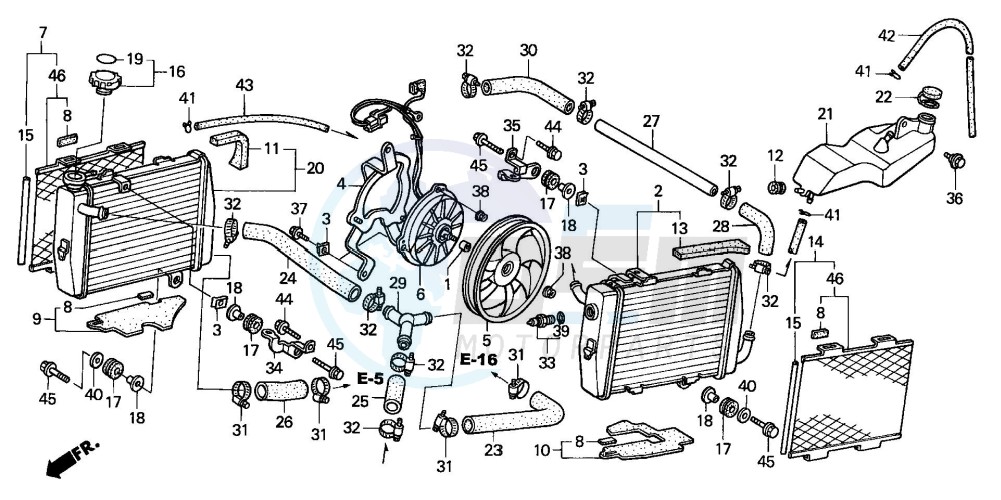 RADIATOR (VTR1000SPY/1) image