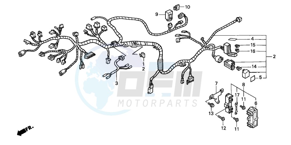 WIRE HARNESS (ST1100) image