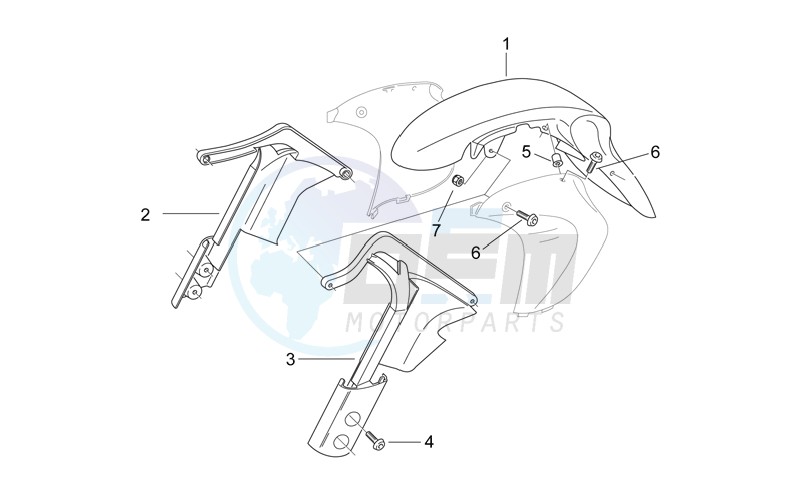 Front body - Mudguard image