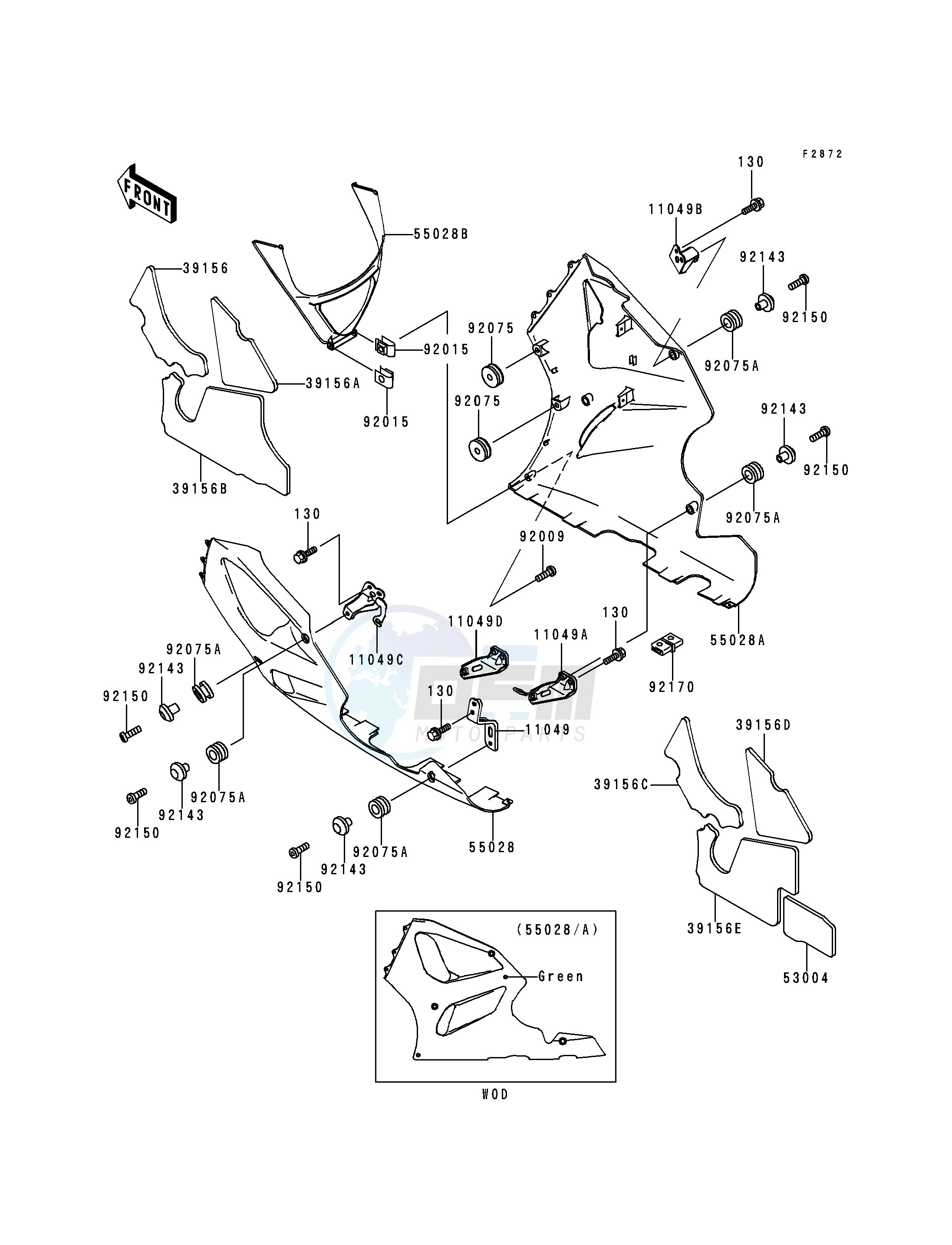 COWLING LOWERS blueprint