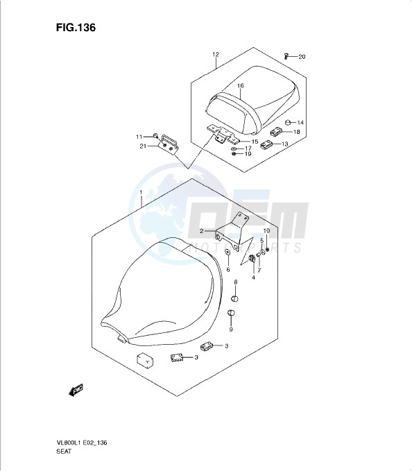 SEAT (VL800UEL1 E19) blueprint
