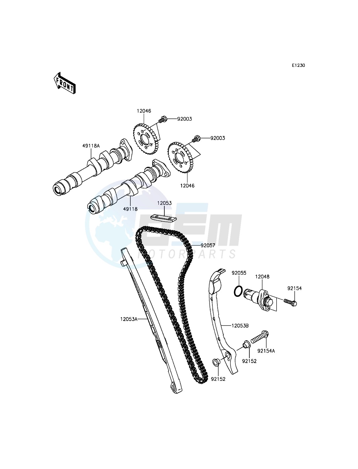 Camshaft(s)/Tensioner blueprint