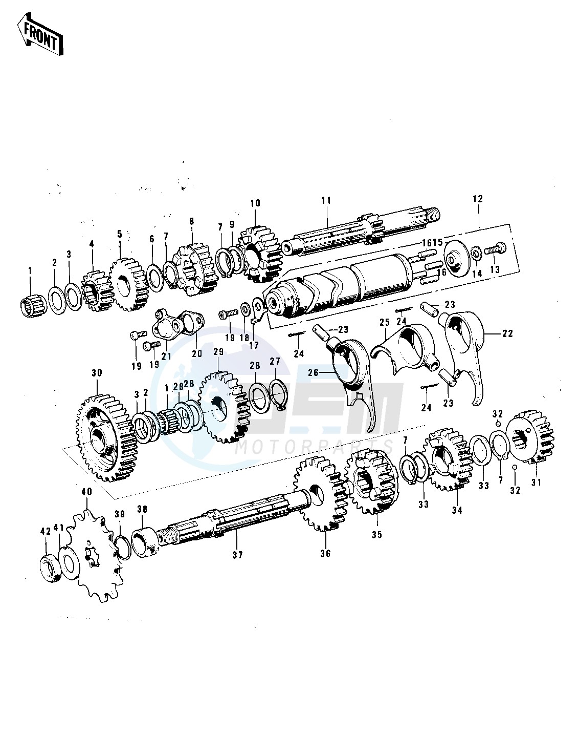 TRANSMISSION_CHANGE DRUM -- 71-73 F7_F7-A_F7-B- - image