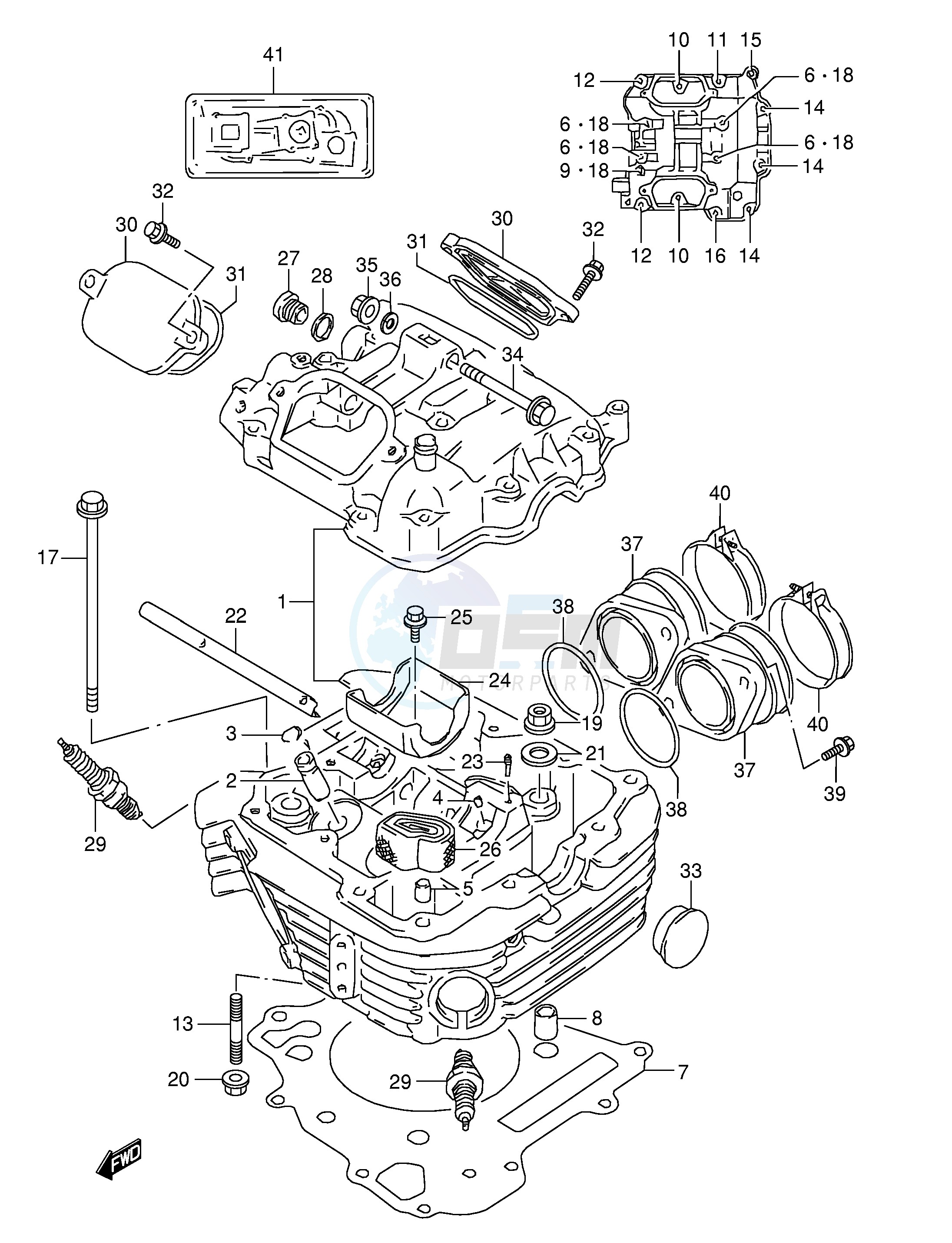 CYLINDER HEAD image