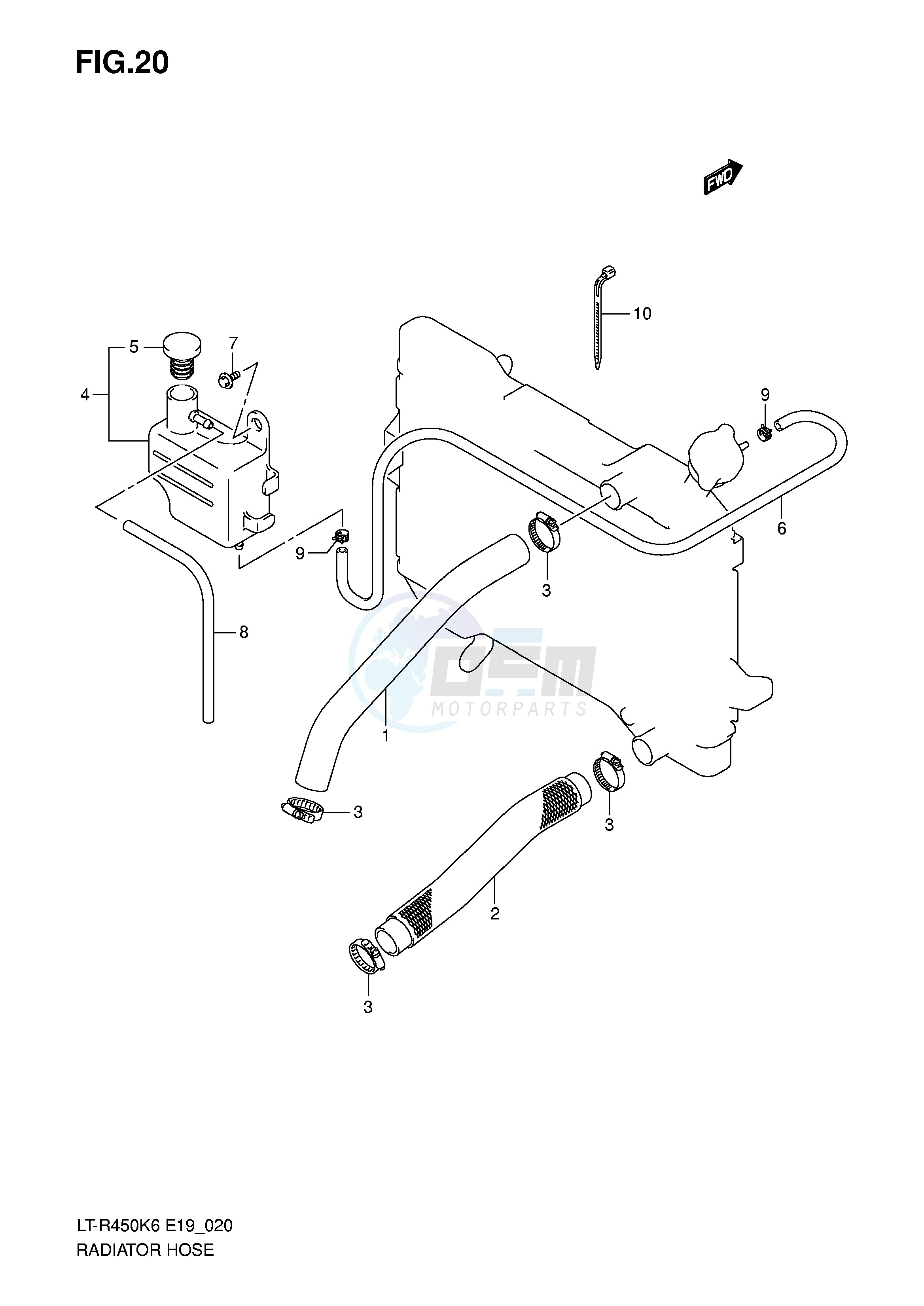 RADIATOR HOSE image