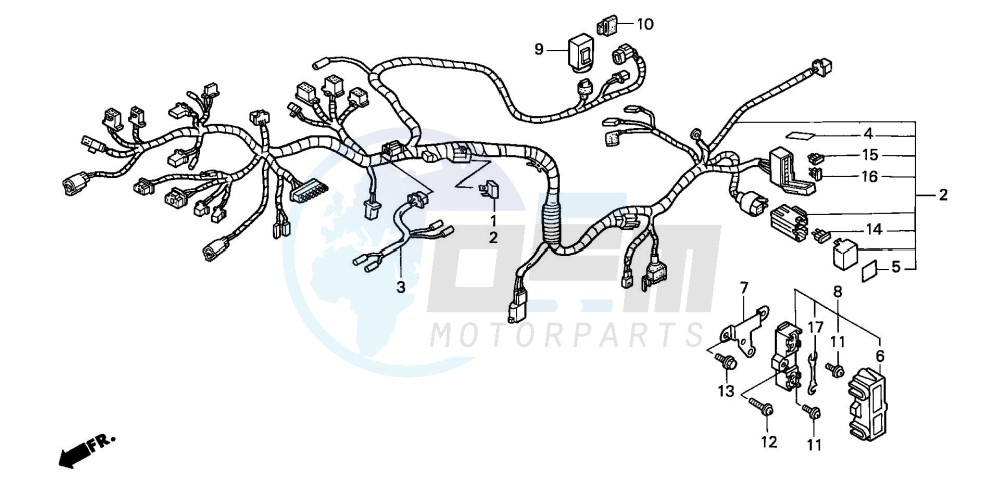 WIRE HARNESS (ST1100) image