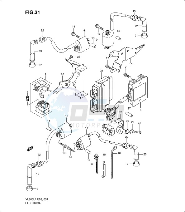 ELECTRICAL (VL800CL1 E2) blueprint