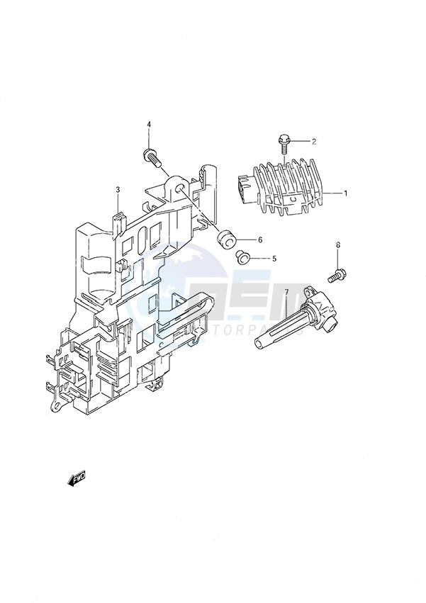 Rectifier/Ignition Coil blueprint