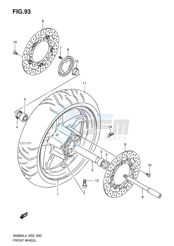 FRONT WHEEL image