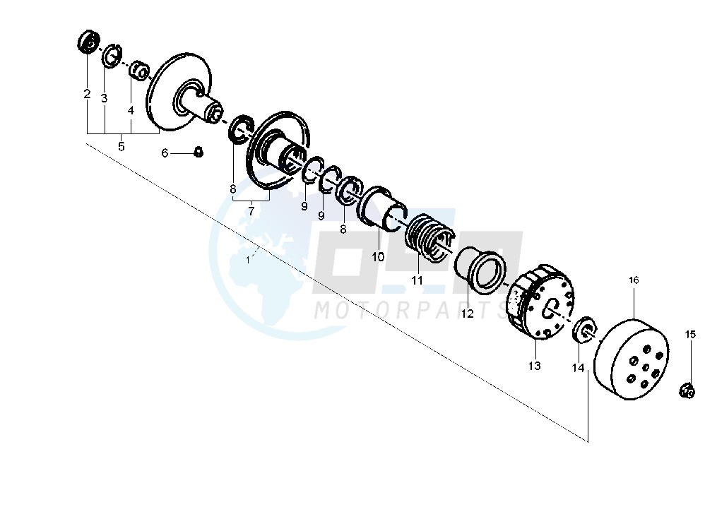 Driven pulley image