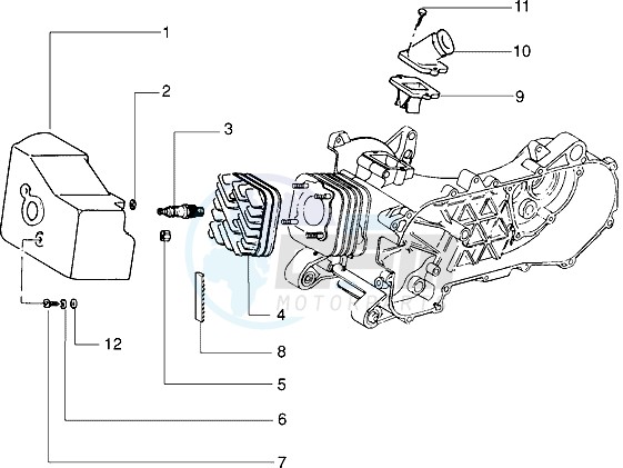 Cylinder head - Induction pipe image